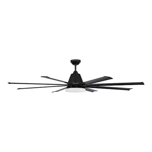 Craftmade Wingtip 72" Ceiling Fan with Blades, Flat Black - WTP72FB8