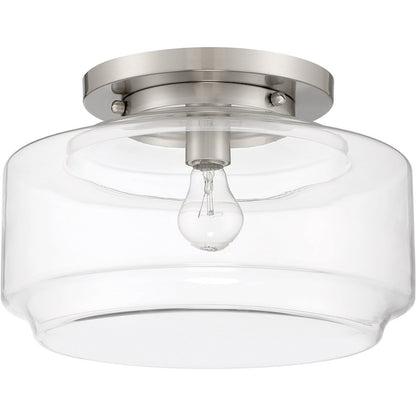 Craftmade Peri 1 Light 14" Flush Mount, Brushed Polished Nickel - X3114-BNK