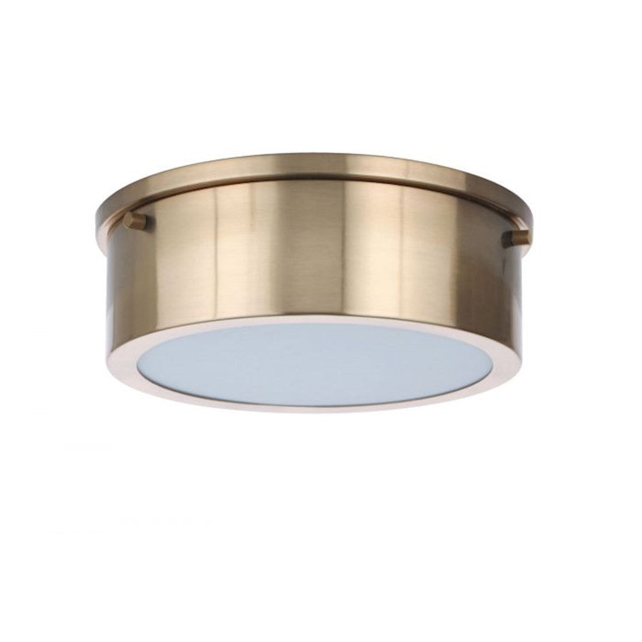 Craftmade Fenn 9" LED Flush Mount, Satin Brass - X6709-SB-LED