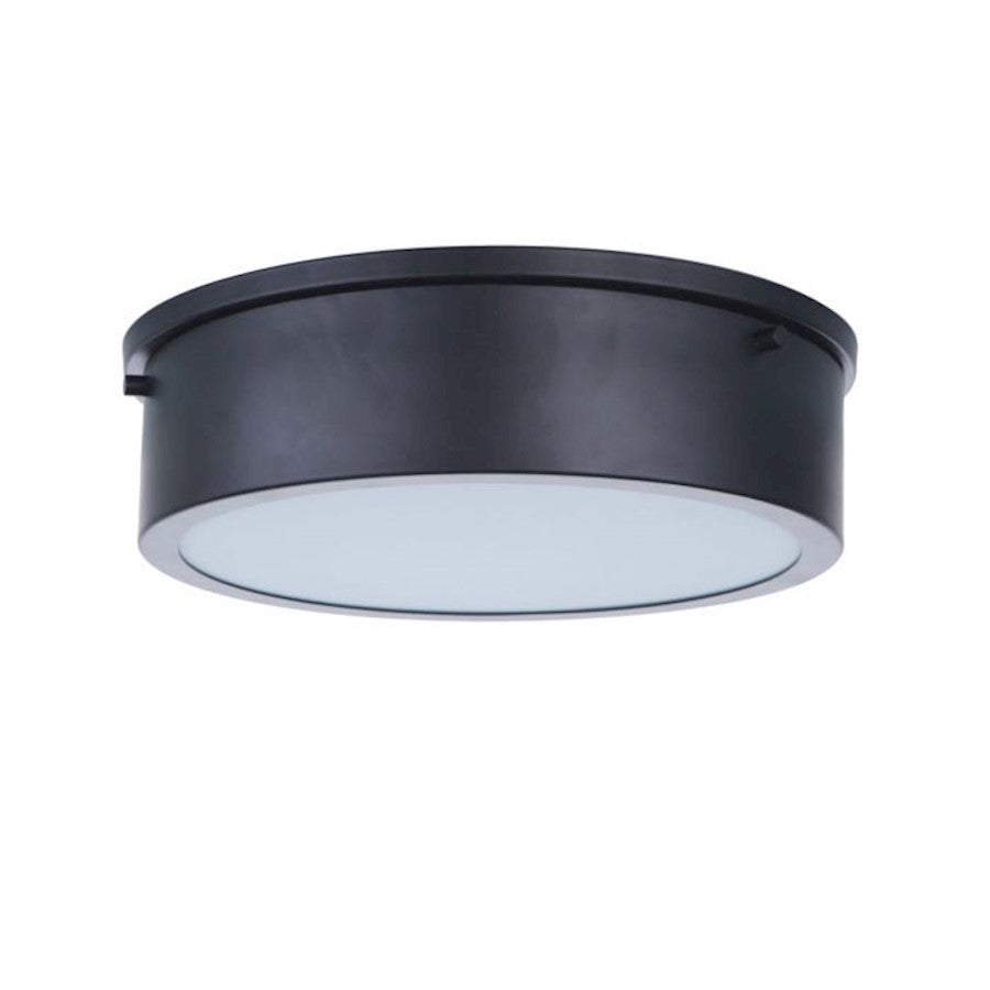 Craftmade Fenn 11" LED Flush Mount, Flat Black - X6711-FB-LED