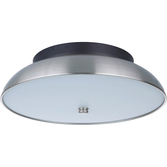 Craftmade Soul 10.5" LED Flush Mount, Black/Polished Nickel - X6811-FBBNK-LED