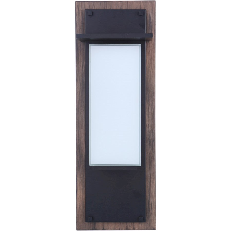 Craftmade Heights 6" Outdoor Lantern, Whiskey Barrel/Midnight - ZA2512-WBMN-LED