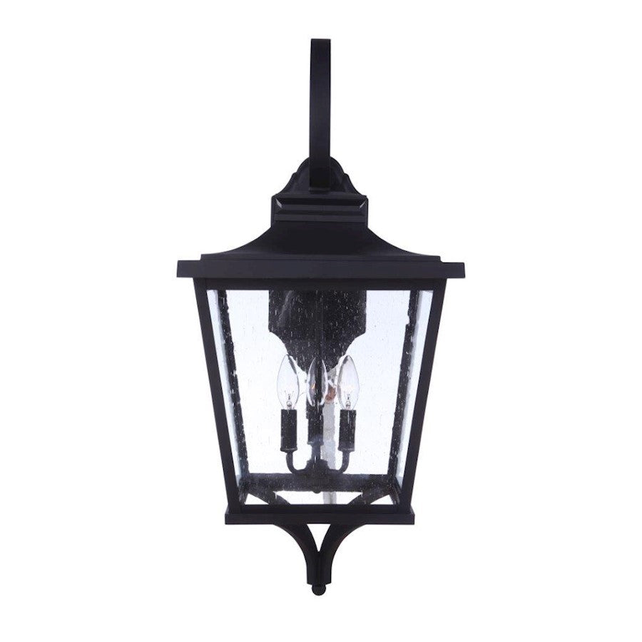 Craftmade Tillman 3 Light Outdoor Lantern, 60W, Matte Black - ZA2934-TB