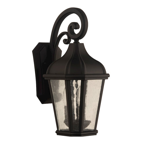 Craftmade Briarwick Large 3 Light Outdoor Lantern, Black/Seeded - ZA3024-TB
