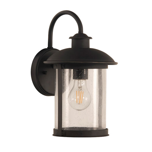 Craftmade O'Fallon Small 1 Light Outdoor Lantern, Bronze/Seeded - ZA3204-DBG