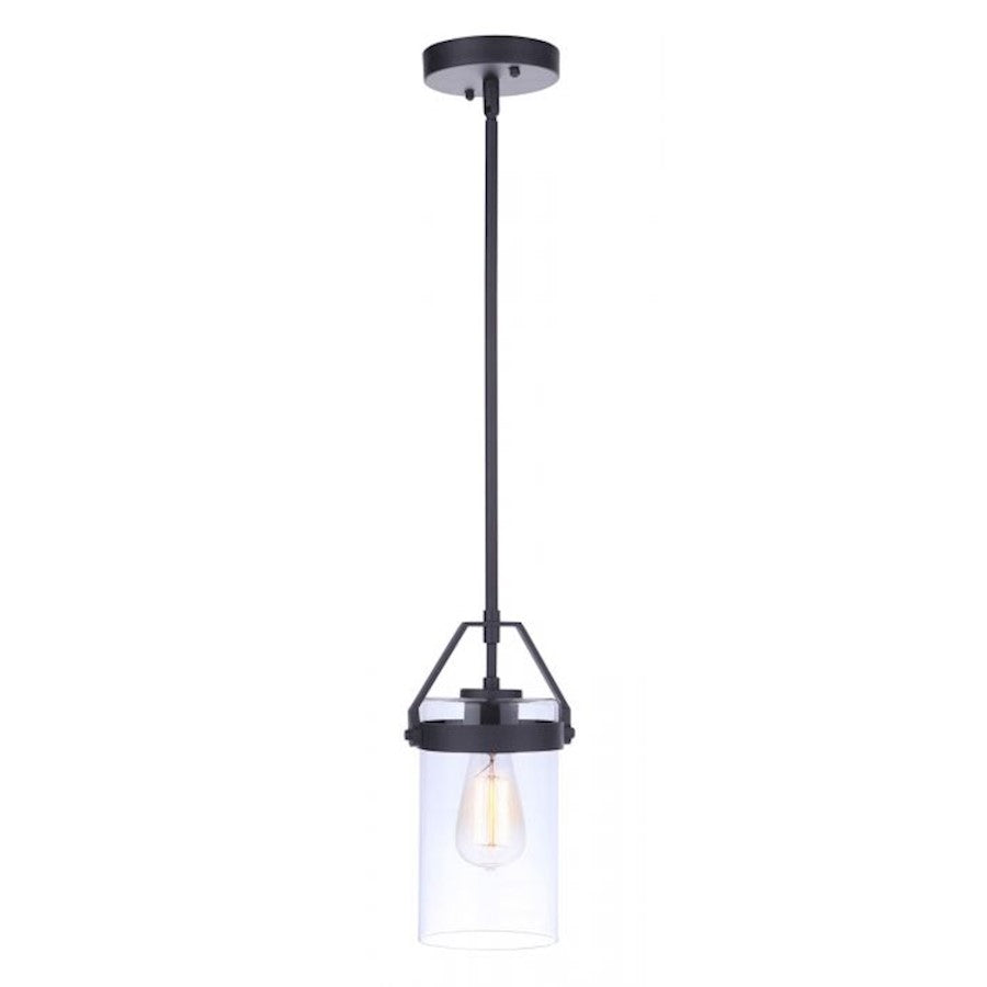 1 Light Outdoor Pendant, Midnight