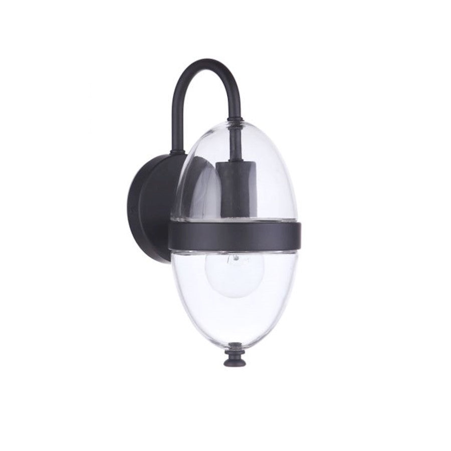 Craftmade Sivo 1 Light Small Outdoor Wall Mount, Midnight - ZA3504-MN