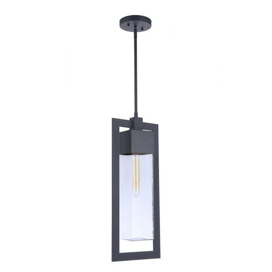 Craftmade Perimeter 1 Light Outdoor Pendant, Midnight - ZA4021-MN