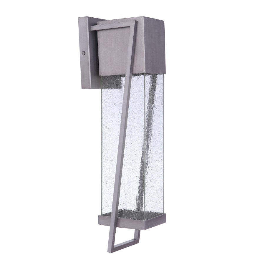 Craftmade Bryce 20" Outdoor Lantern, Brushed Titanium - ZA4424-BT-LED