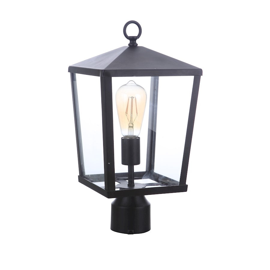 Craftmade Olsen 1 Light Outdoor Post Light, Midnight - ZA4615-MN