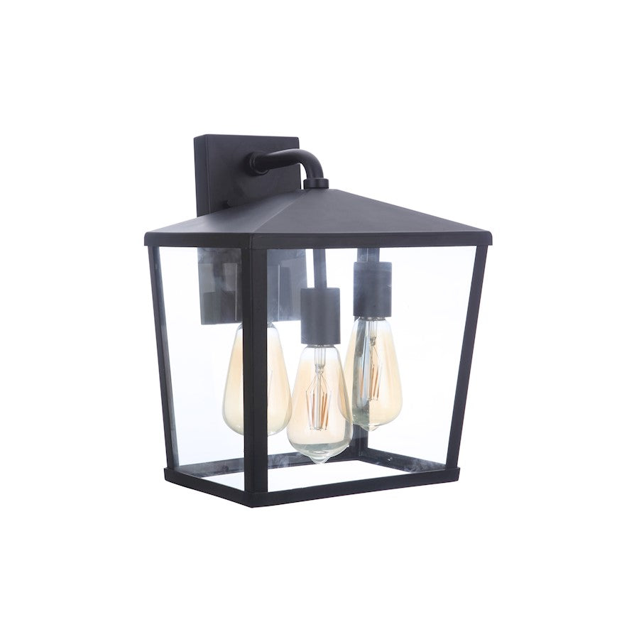 Craftmade Olsen 3 Light 13" Outdoor Lantern, Midnight - ZA4624-MN