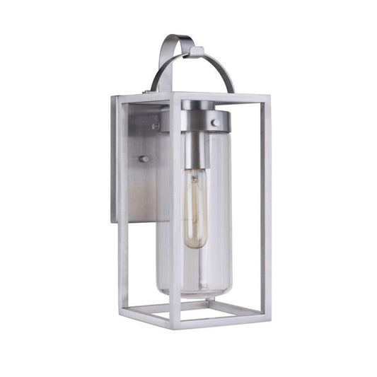 Craftmade Neo 1 Light 14" Outdoor Lantern, Aluminum - ZA4804-SA