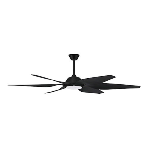 Craftmade Zoom 66" Ceiling Fan with Blades, Flat Black - ZOM66FB6