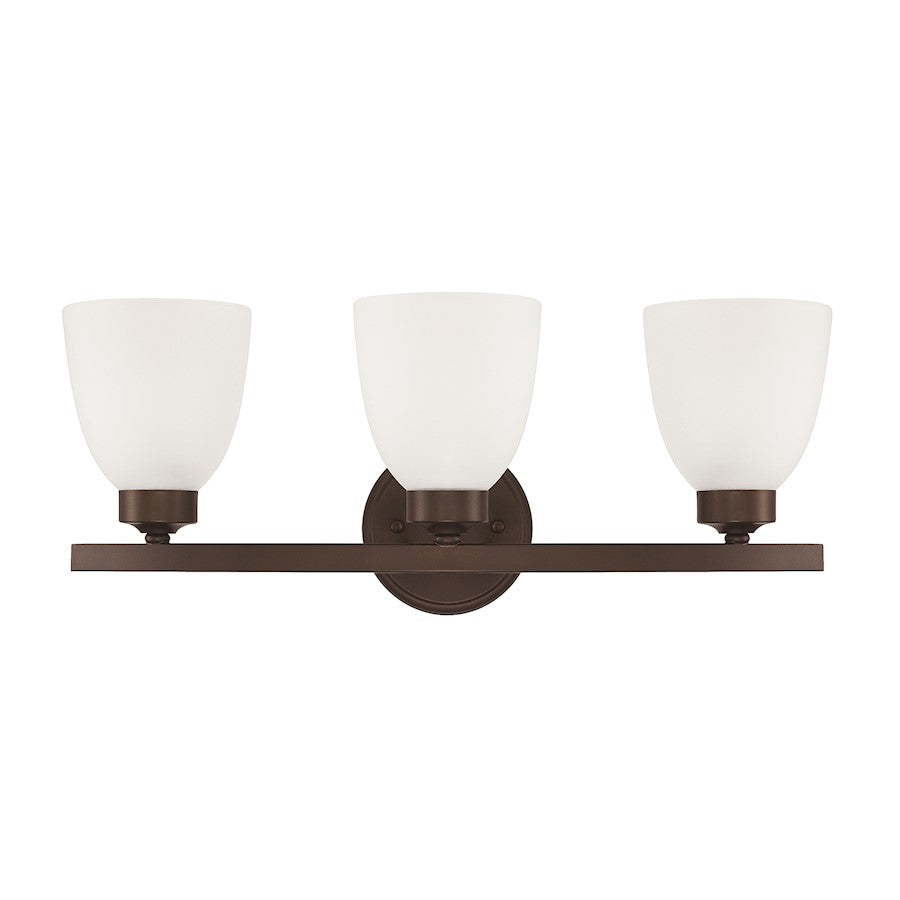 HomePlace by Capital Lighting Jameson 3 Light Vanity, Bronze - 114331BZ-333