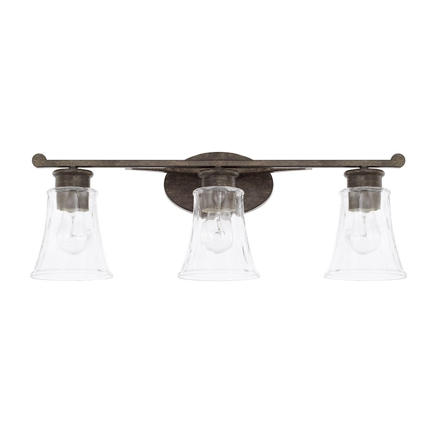 Capital Lighting Sinclair 3 Light Vanity, Renaissance Brown - 117431RB-372