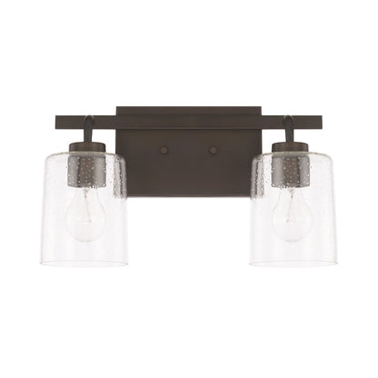 HomePlace by Capital Lighting Greyson 2 Light Vanity, Bronze - 128521BZ-449