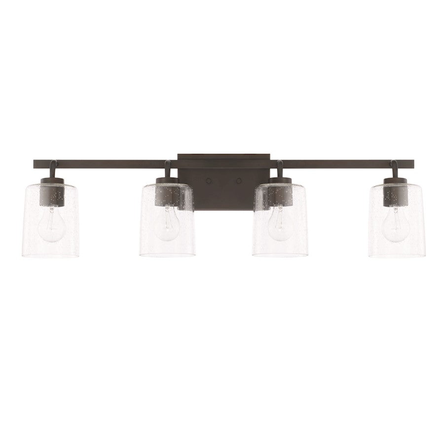 HomePlace by Capital Lighting Greyson 4 Light Vanity, Bronze - 128541BZ-449