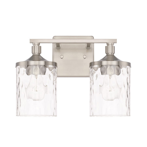 HomePlace by Capital Lighting Colton 2 Light Vanity, Nickel - 128821BN-451