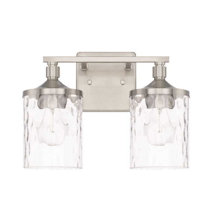 HomePlace by Capital Lighting Colton 2 Light Vanity, Nickel - 128821BN-451