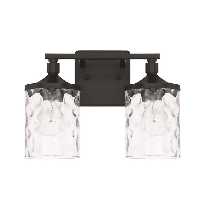 HomePlace by Capital Lighting Colton 2 Light Vanity, Matte Black - 128821MB-451