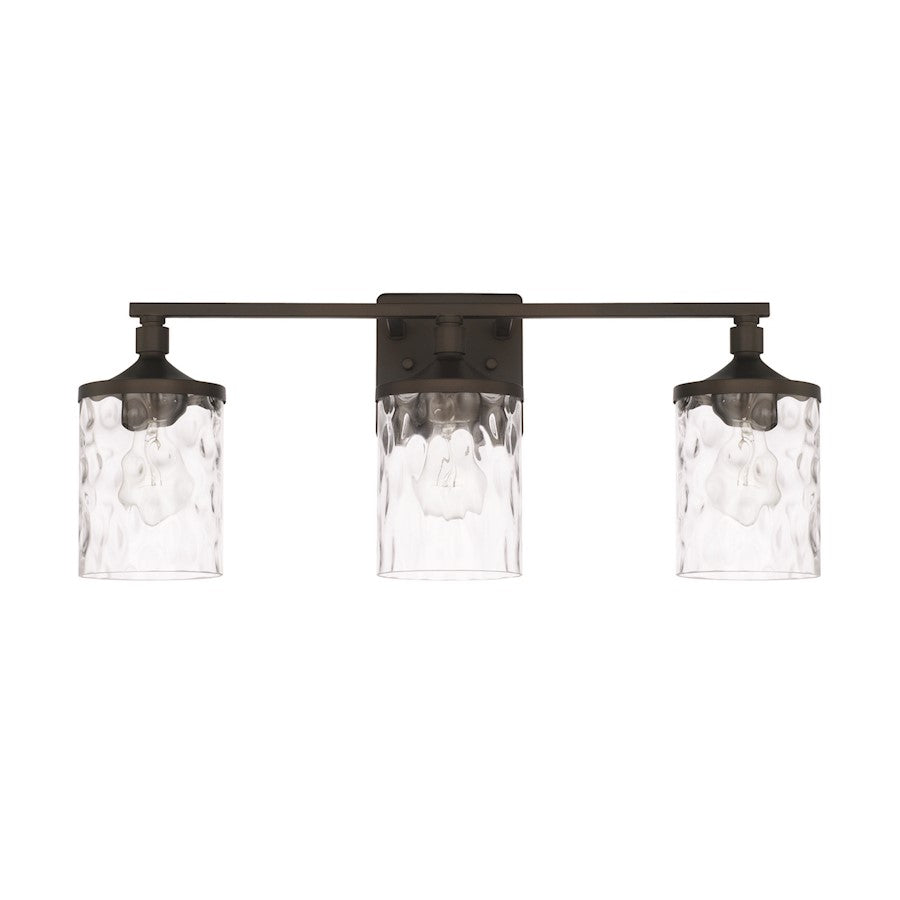 HomePlace by Capital Lighting Colton 3 Light Vanity, Bronze - 128831BZ-451