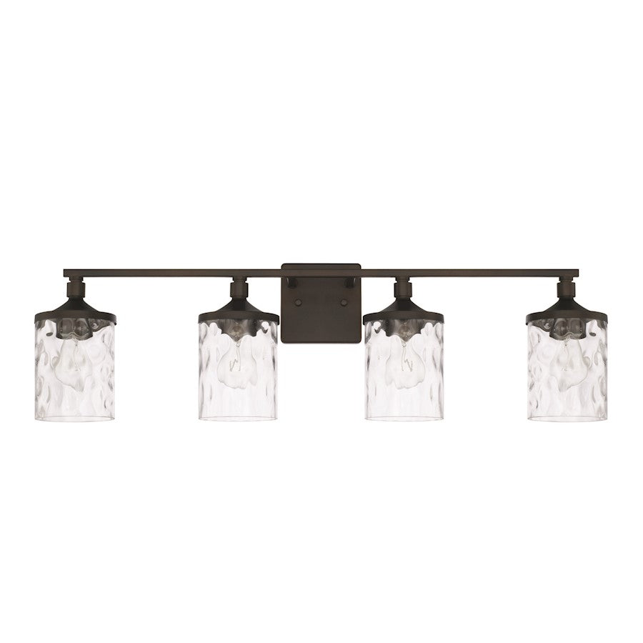 HomePlace by Capital Lighting Colton 4 Light Vanity, Bronze - 128841BZ-451