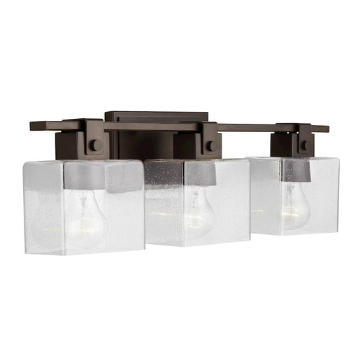 Capital Lighting 3-Light Vanity, Oil Rubbed Bronze/Clear Seeded - 139134OR-498