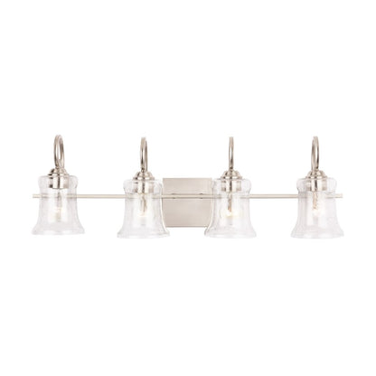 4 Light Bathroom Vanity Light, Nickel