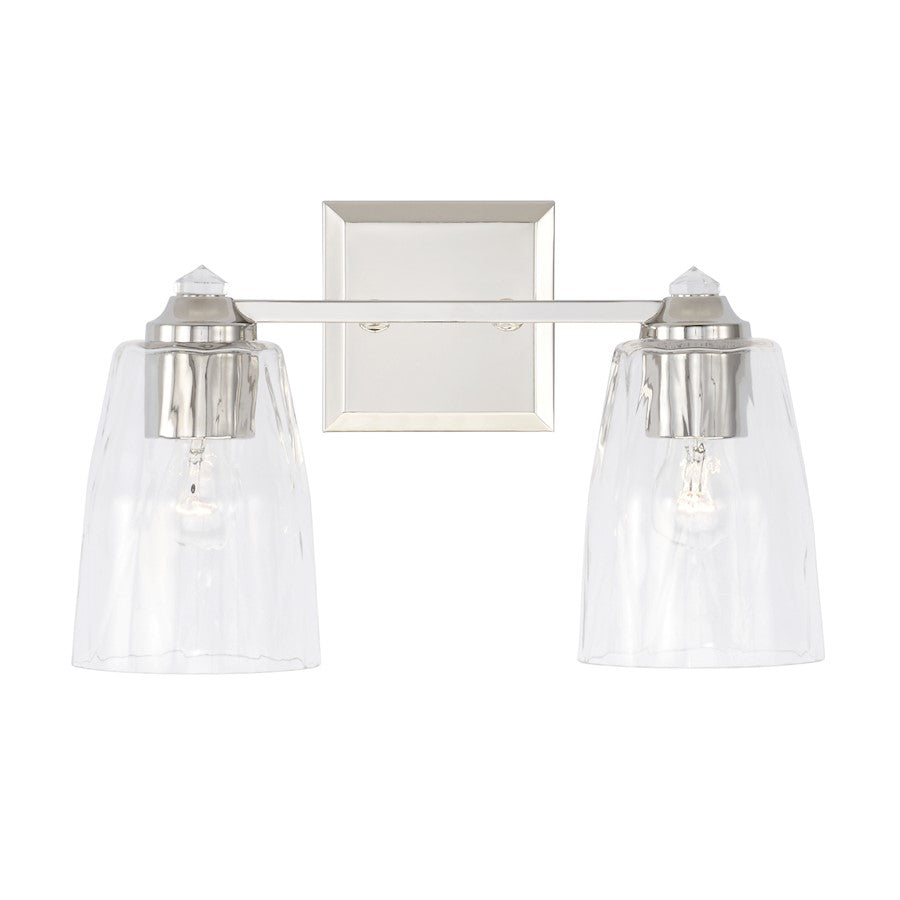 Bathroom Vanity Light in Polished Nickel