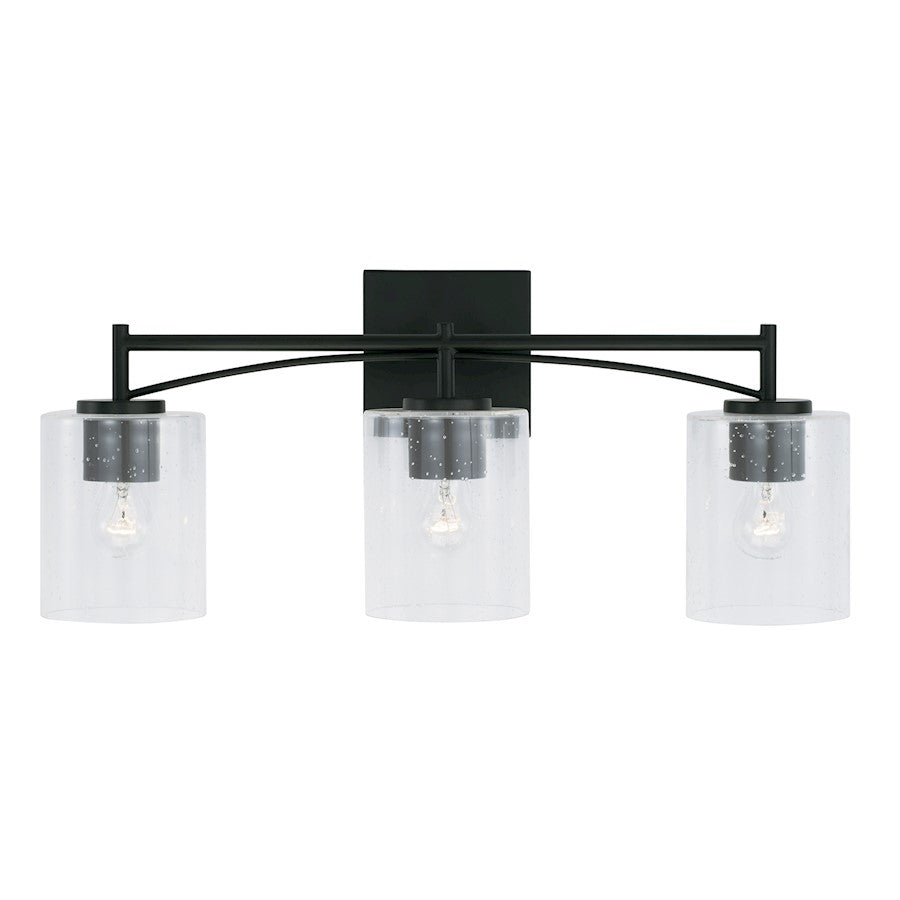 Bathroom Vanity Light, Matte Black