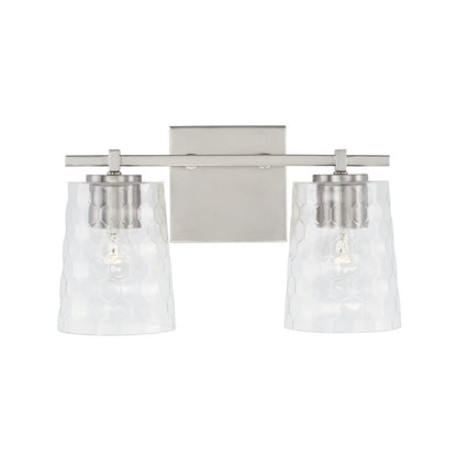 Bathroom Vanity Light, Clear Honeycomb