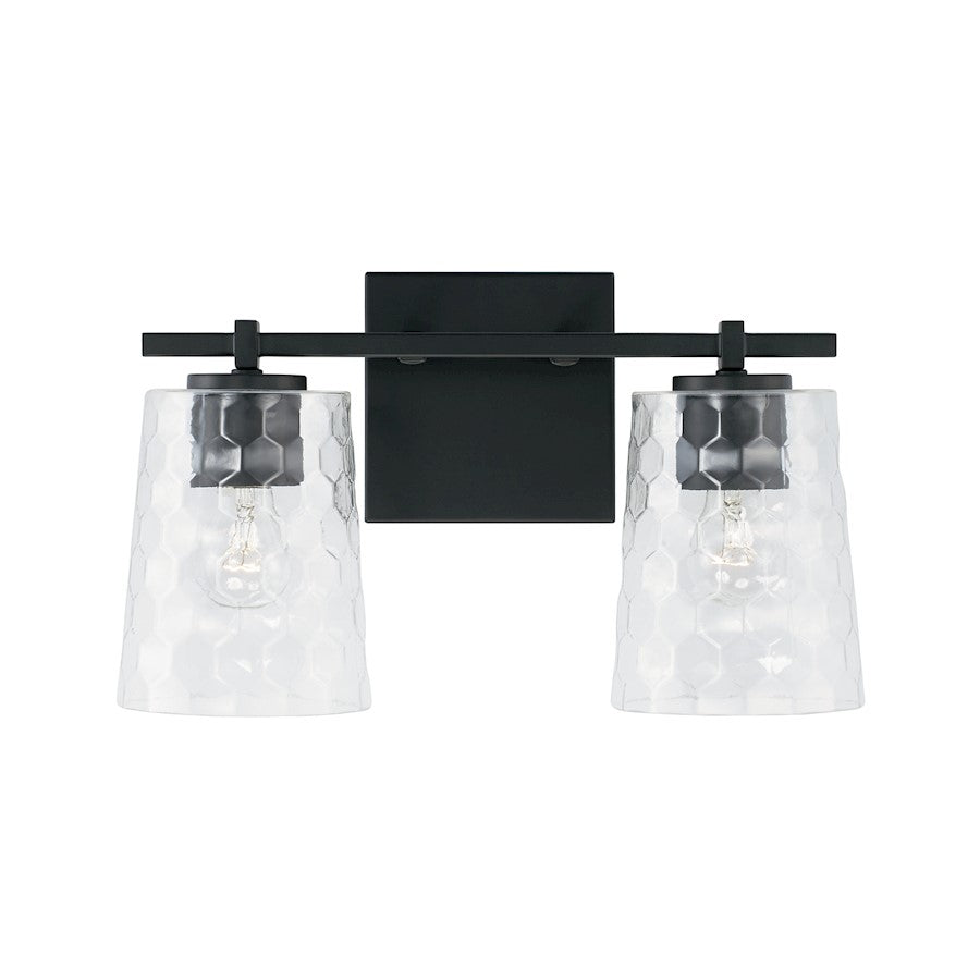 Bathroom Vanity Light, Clear Honeycomb