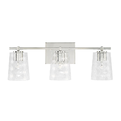 Bathroom Vanity Light, Clear Honeycomb