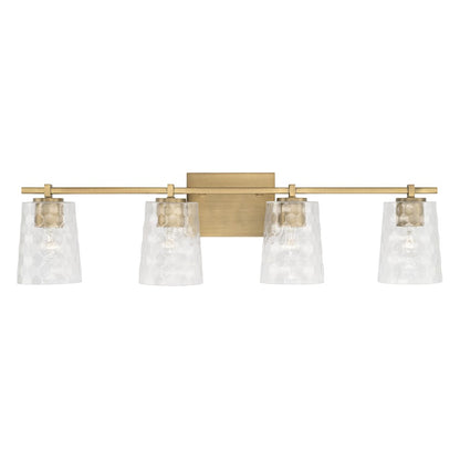 Bathroom Vanity Light, Clear Honeycomb