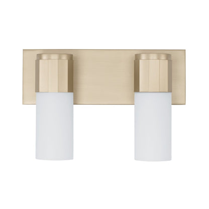 Sutton 2 Light Bathroom Vanity Light, Soft Gold/Soft White