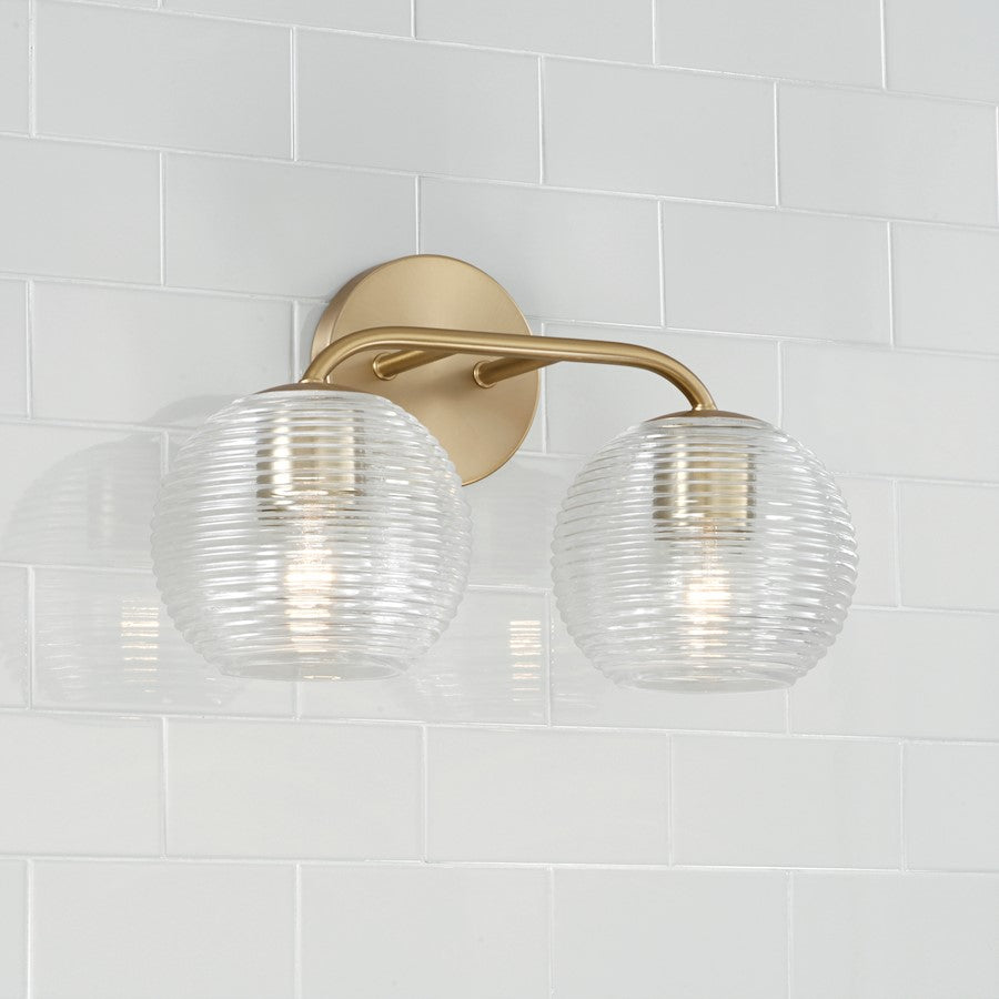 Dolan 2 Light Bathroom Vanity Light