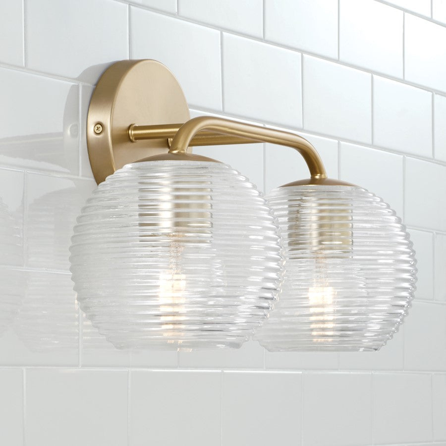 Dolan 2 Light Bathroom Vanity Light