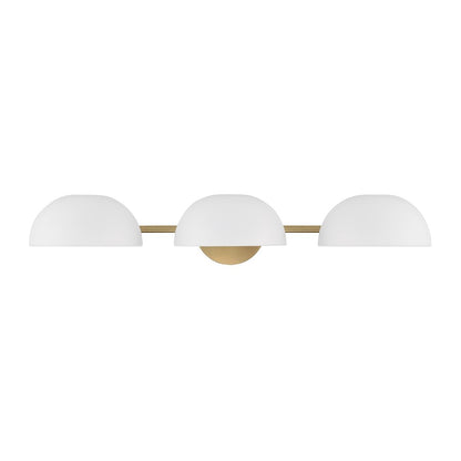 3 Light Bathroom Vanity Light, Brass