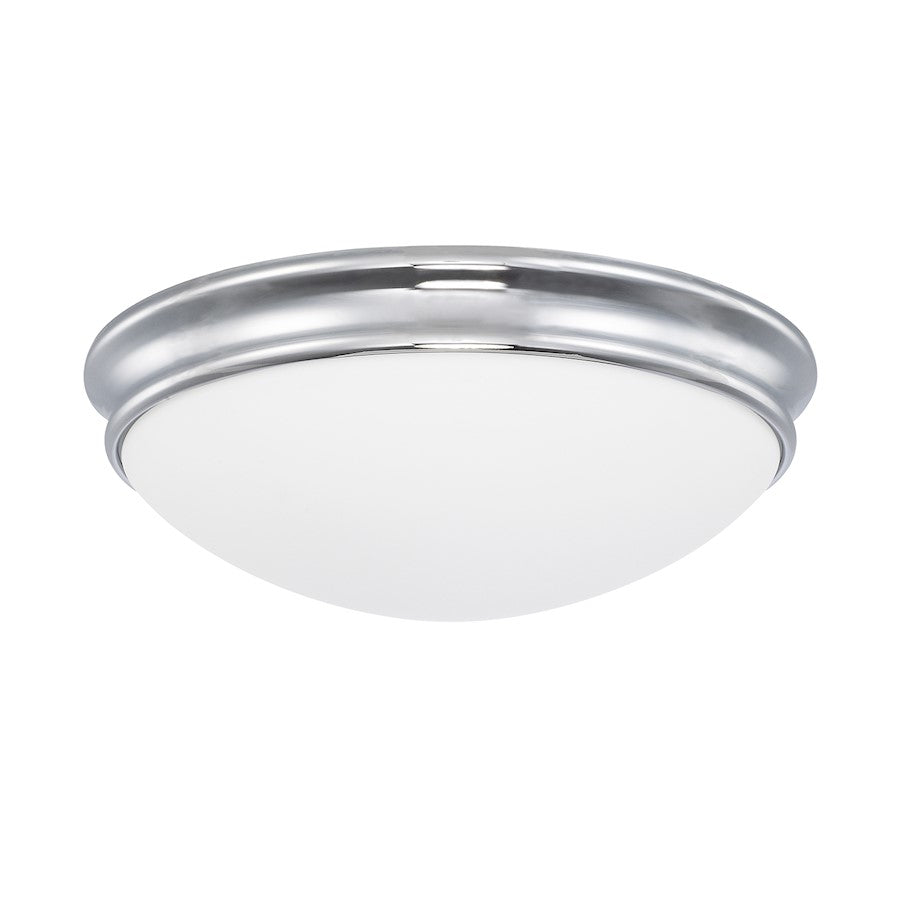 Capital Lighting 2 Light Flush Mount, Chrome - 2032CH