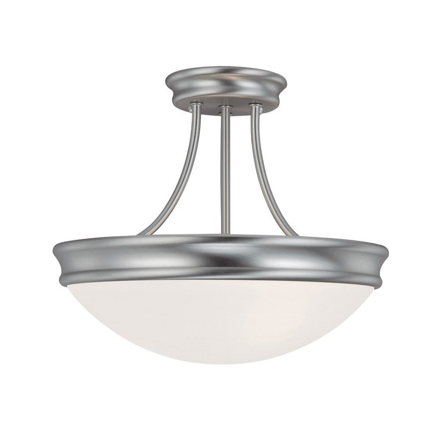 Capital Lighting 3 Light Transitional Semi-Flush Fixture