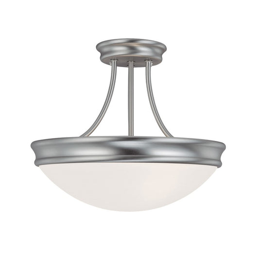 Capital Lighting 3 Light Transitional Semi-Flush Fixture