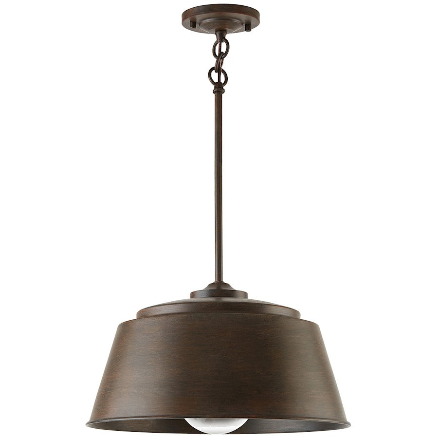 Capital Lighting Tybee 1 Light Semi-Flush Mount, Nordic Grey - 229111NG