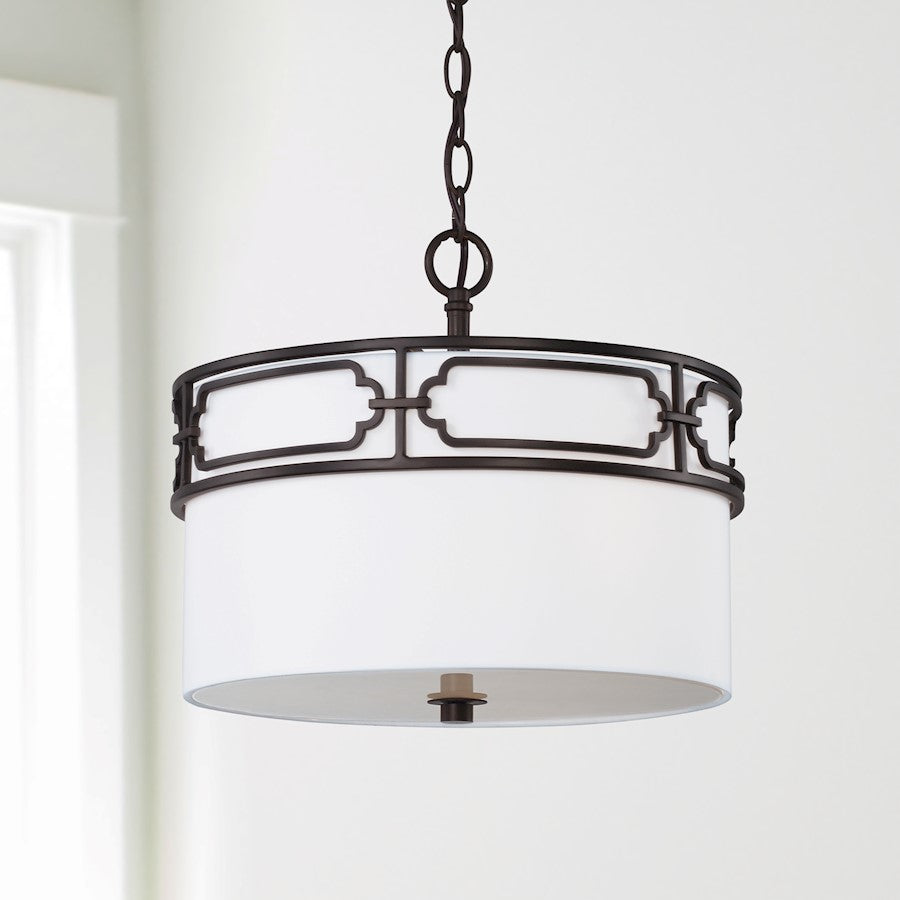 Capital Lighting Merrick 3 Light Semi Flush Mount