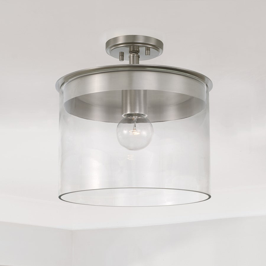 Capital Lighting Mason 1 Light Semi Flush