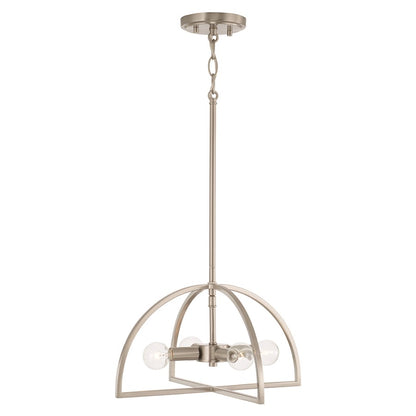 Homeplace Lighting Lawson 4 Light Semi Flush Mount