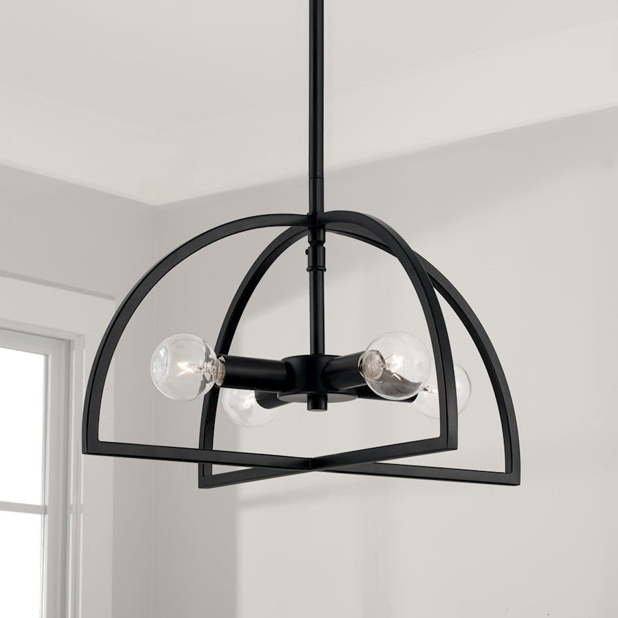 Homeplace Lighting Lawson 4 Light Semi Flush Mount