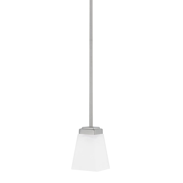 HomePlace by Capital Lighting Baxley 1 Light Pendant, Nickel - 314411BN-334