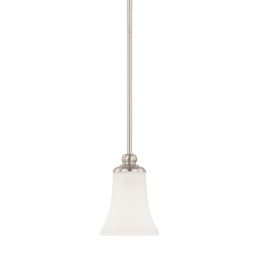 HomePlace by Capital Lighting Griffin 1 Light Pendant, Nickel - 314511BN-335