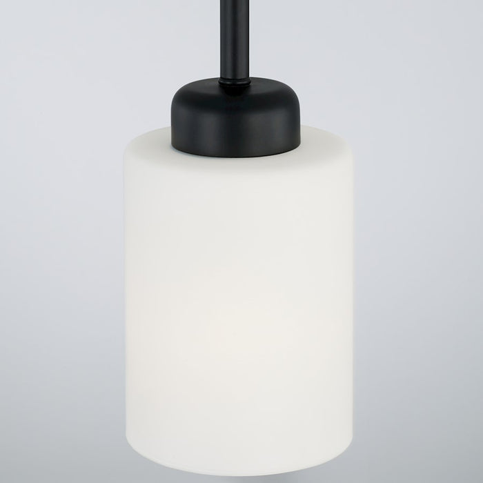 HomePlace Lighting Dixon 1 Light Pendant, Black/White