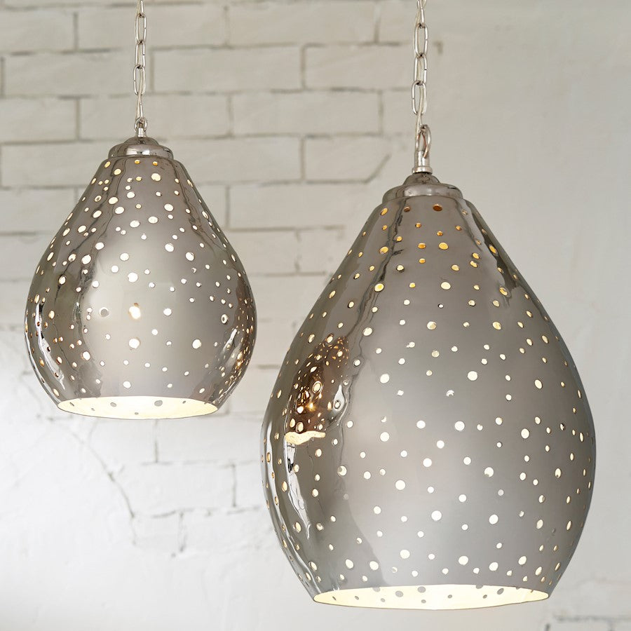 1 Light 5" Pendant, Polished Nickel